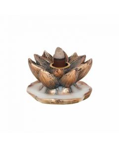 Bronze Lotus Backflow Wierookbrander